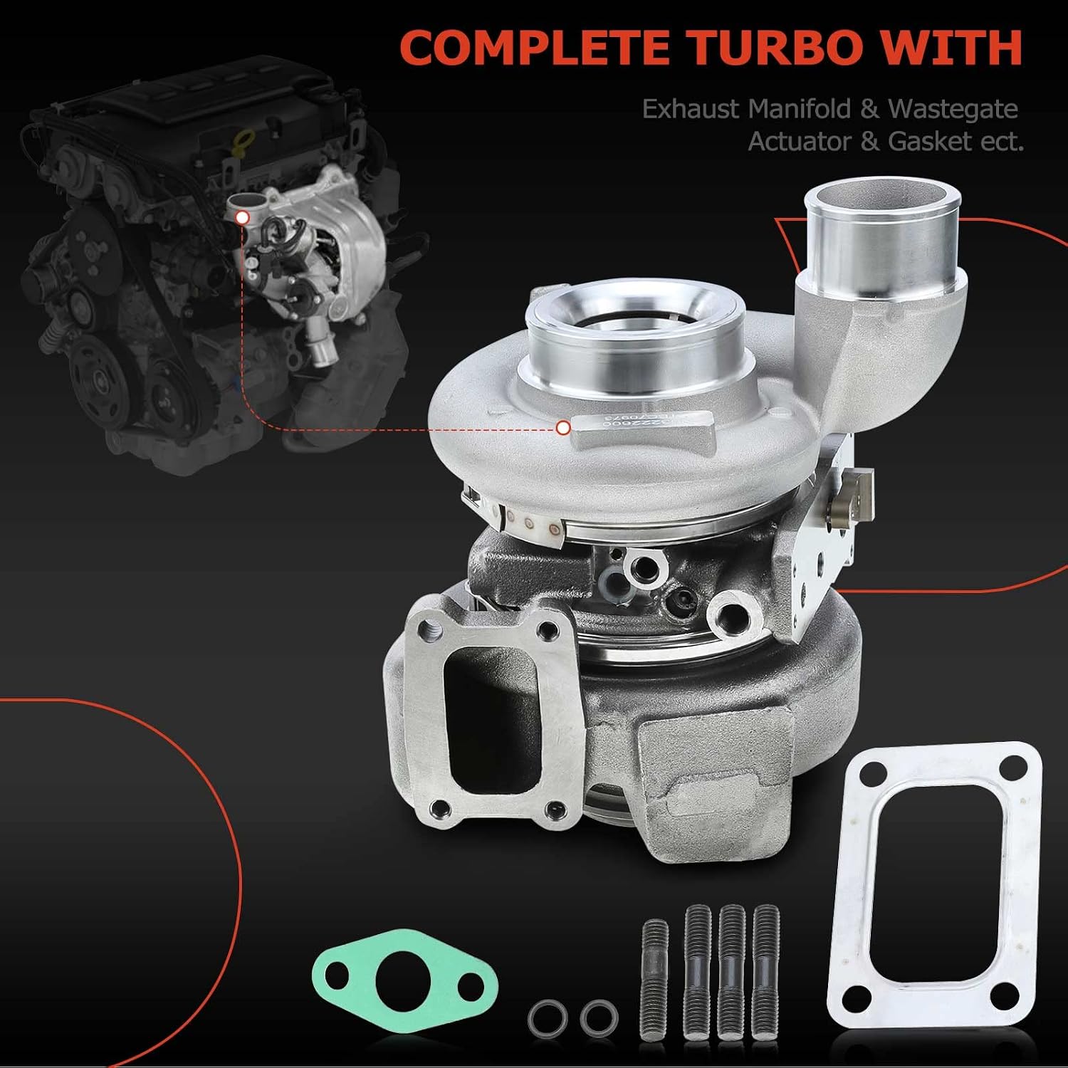 A-Premium HE351VE Complete Turbo Turbocharger Kit